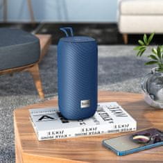 Hoco Wireless Speaker Sonar (HC10) - Bluetooth 5.0, FM, TF Card, U Disk, TWS, USB, 5W, 1200mAh - Navy Blue