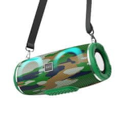 Hoco Wireless Speaker Sports (HC12) - Bluetooth 5.0, Shoulder Strap, 10W - Camouflage Green