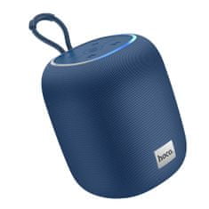 Hoco Wireless Speaker Link (HC14) - Bluetooth 5.2, FM, TF Card, USB, AUX, TWS, with RGB Lights - Deep Sea Blue