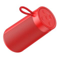 Hoco Wireless Speaker Sports (HC13) - Bluetooth 5.0, FM, TF Card, U Disk, AUX, TWS, 5W, 1200mAh - Red