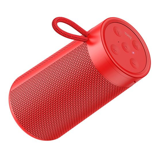 Hoco Wireless Speaker Sports (HC13) - Bluetooth 5.0, FM, TF Card, U Disk, AUX, TWS, 5W, 1200mAh - Red