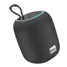 Hoco Wireless Speaker Link (HC14) - Bluetooth 5.2, FM, TF Card, USB, AUX, TWS, with RGB Lights - Linen Grey