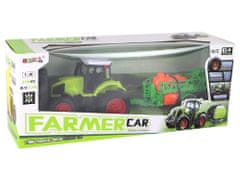Lean-toys RC traktor na diaľkové ovládanie s postrekovačom 1:16