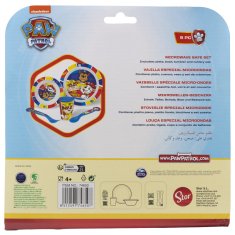 Stor Detský plastový riad, PAW PATROL Micro, tanier, miska, pohár, príbor, 74650