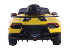 Lean-toys Lamborghini Huracan batérie auto žltá