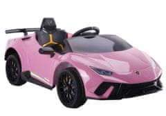 Lean-toys Lamborghini Huracan Ružové batériové auto