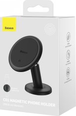 Noname Baseus Car Mount C01 Magnetic Phone Holder (Stick-on Version) Black (SUCC000001)