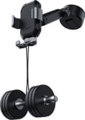 Noname Baseus Car Mount Tank Gravity Phone holder with suction base Tarnish Black (SUYL-TK01)