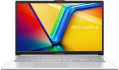 ASUS Vivobook Go 15 (E1504G) (E1504GA-BQ246W), strieborná