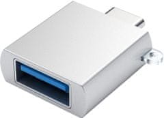 Satechi Type-C - Type A USB Adapter, strieborná