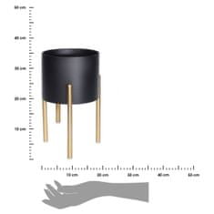 Dekorstyle Súprava kvetináčov SOFIA čierna