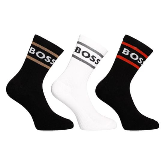 BOSS 3PACK ponožky vysoké viacfarebné (50469371 968)