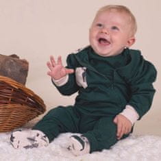 NICOL Dojčenské bavlnené tepláčky Nicol Bambi zelená 74 (6-9m)