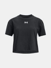 Under Armour Tričko UA CROP SPORTSTYLE LOGO SS-BLK L