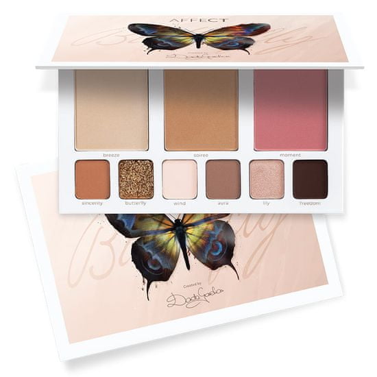 AFFECT Paleta tieňov - Eyeshadow Palette - Butterfly