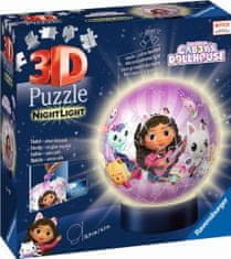 Ravensburger Svietiace puzzleball Gábinin kúzelný domček 74 dielikov