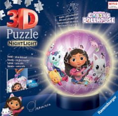 Ravensburger Svietiace puzzleball Gábinin kúzelný domček 74 dielikov