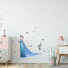 PIPPER. Samolepka na stenu "Elsa a Olaf" 78x65 cm