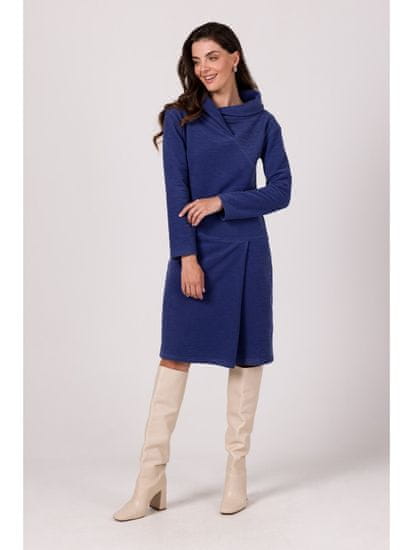 BeWear Dámske mikinové šaty Evrailes B270 indigo