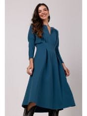 BeWear Dámske voľnočasové šaty Nanel B273 morská modrá XL