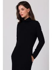 BeWear Dámske svetrové šaty Kyres B274 čierna S
