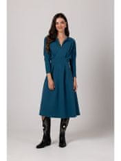BeWear Dámske voľnočasové šaty Nanel B273 morská modrá XL