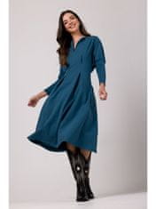 BeWear Dámske voľnočasové šaty Nanel B273 morská modrá S