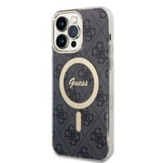 Guess Zadný kryt IML 4G MagSafe pre iPhone 15 Pro Max Black