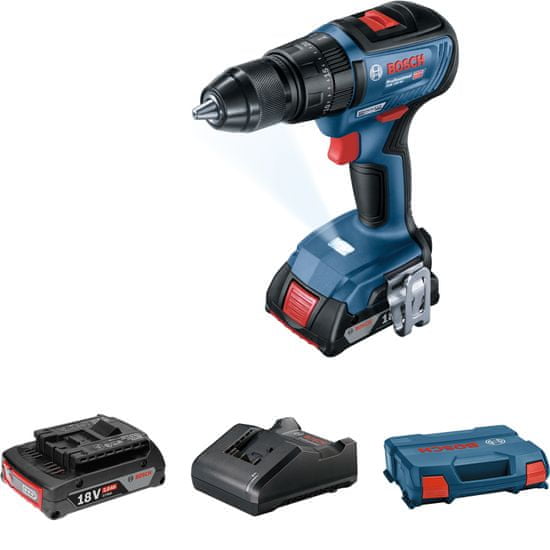 BOSCH Professional Aku vŕtačka s príklepom GSB 18V-50 (0.601.9H5.100)