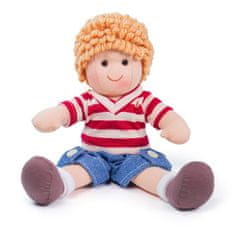 Rappa Bigjigs Toys Látková bábika Harry 28 cm