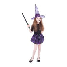 Rappa Detská sukňa pavučina s klobúkom čarodejnice