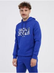 Jack&Jones Tmavomodrá pánska mikina s kapucňou Jack & Jones James L