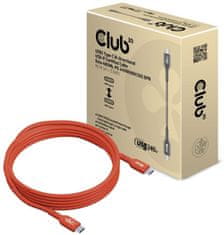 Club 3D kábel USB-C, USB-IF Certifikovaný 480Mb, PD 240W(48V/5A) EPR, obousměrný, 3m