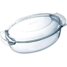 Pyrex Pekáč varné sklo s pokrievkou 39x22,5 cm