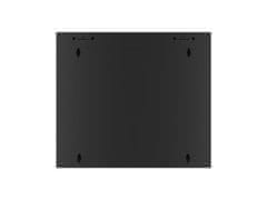 Lanberg RACK CABINET 19&quot; WALL-MOUNTED 9U 570X600 FAST ASSEMBLY (FLAT PACK) BLACK