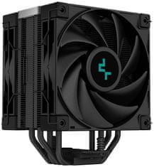 DEEPCOOL chladič AK400 Zero Dark Plus / 2x 120mm fan / 4x heatpipes / PWM / pre Intel aj AMD / komplet čierny