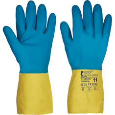 Cerva CASPIA rukavice latex/neopren 10