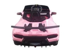 Lean-toys Lamborghini Huracan Ružové batériové auto