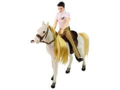 Mamido Figúrka jazdca s bielym koňom