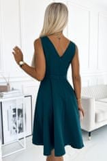Numoco Dámske šaty 478-3 MAYA + Nadkolienky Gatta Calzino Strech, zelená, M