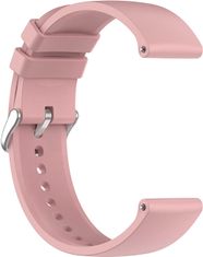 4wrist Univerzální silikonový řemínek se stříbrnou sponou 22 mm - Pink