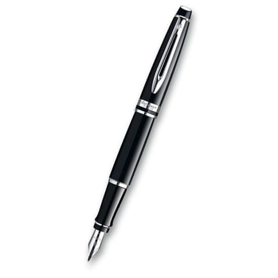 Waterman Expert Black Lacquer CT plniace pero hrot M