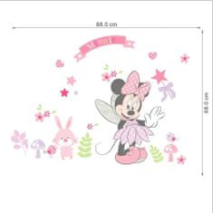 PIPPER. Samolepka na stenu "Minnie Mouse" 88x68 cm