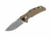 ZT-0308 Coyote Tan vreckový taktický nôž 9,5 cm, hnedá, G10, titán, spona