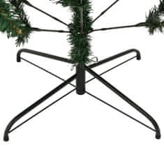 Vidaxl Umelý výklopný vianočný stromček so stojanom 240 cm