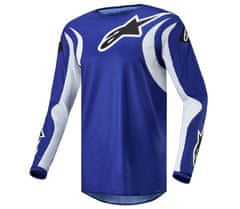 Alpinestars motokrosový dres Fluid Lucent blue ray/white vel. M