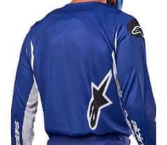 Alpinestars motokrosový dres Fluid Lucent blue ray/white vel. M