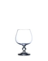 Crystalex Bohemia Crystal poháre na brandy a koňak Claudia 250ml (set po 6ks)