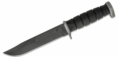 KA-BAR® KB-1292 D2 EXTREME FIGHTING/UTILITY KNIFE taktický nôž 18 cm, celočierna, Kraton G, puzdro 