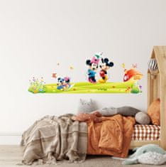PIPPER. Samolepka na stenu "Mickey a Minnie XXL" 140x50 cm